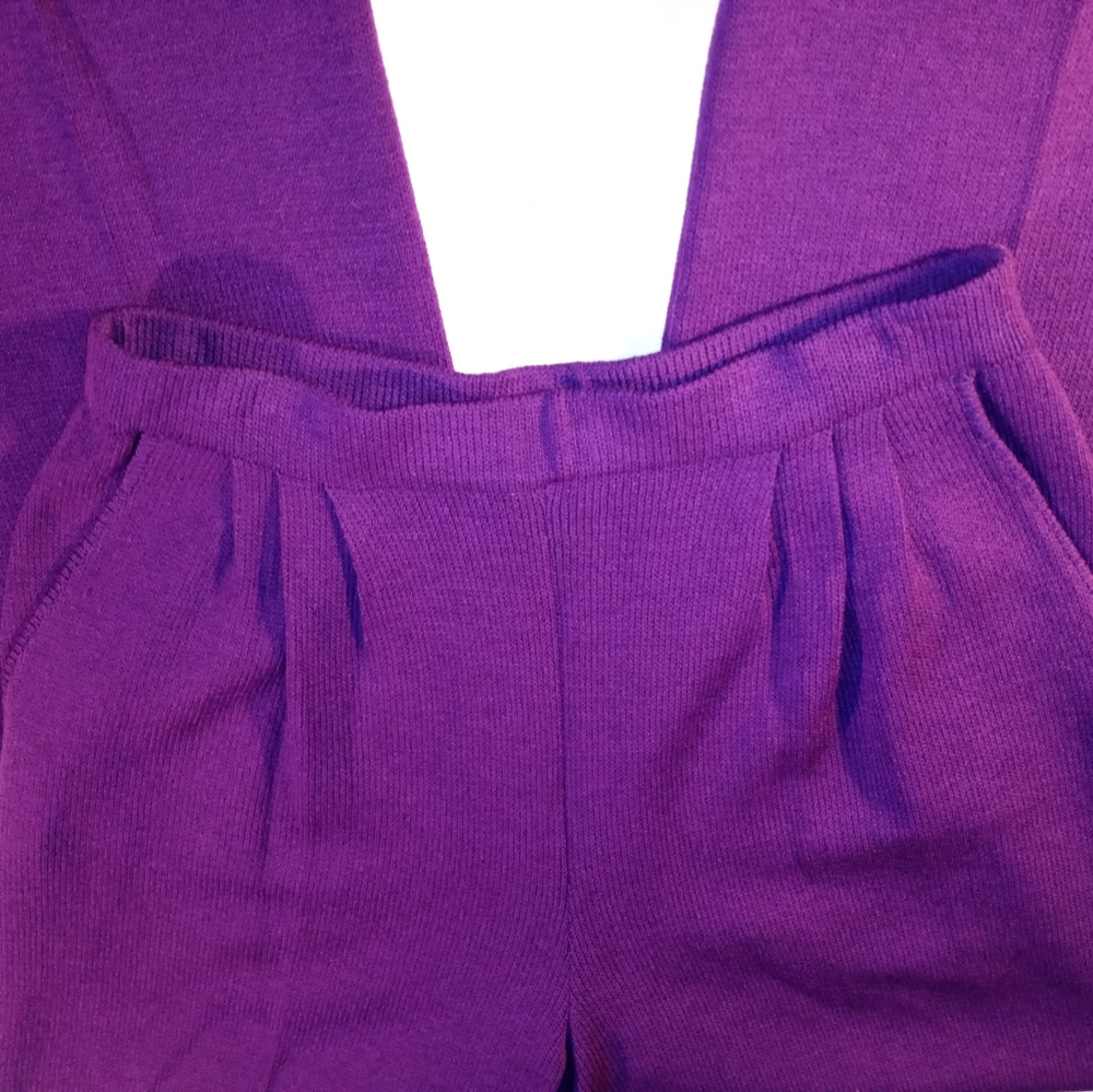 💜🎁💜 St John Santana Knit Purple Pant 🎁💜🎁